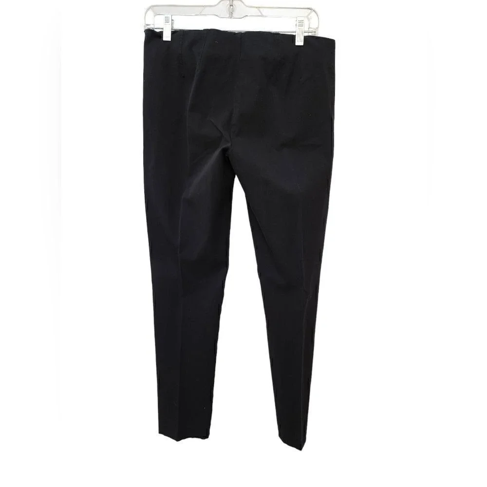 Lilly Pulitzer Black low-rise work‎ pants straight leg Womens Sz 8